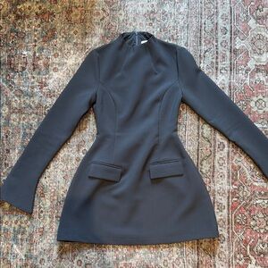 Odd Muse Split Sleeve Mini Dress in Gray